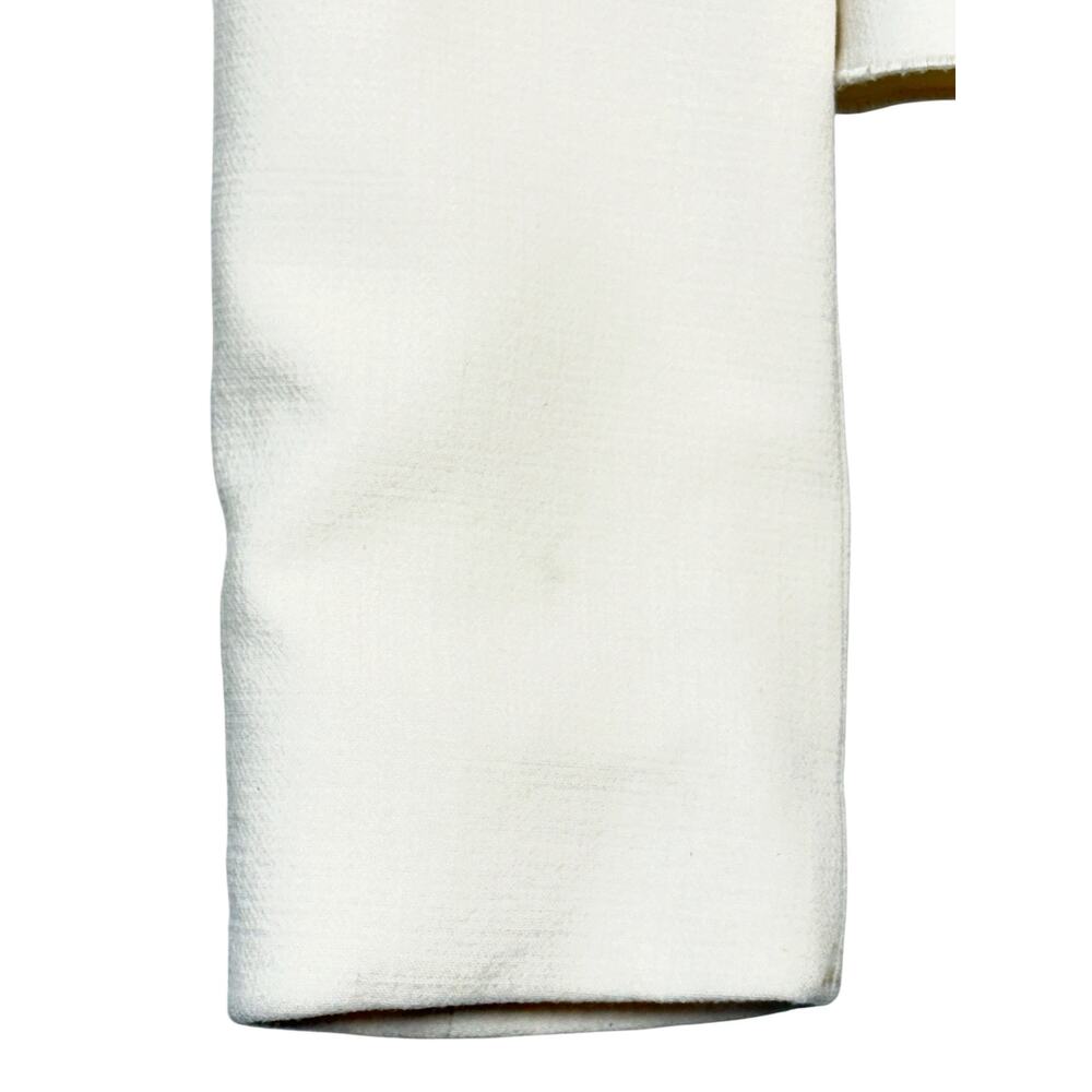 Emilio Pucci Peplum Jacket Cream Size 44 IT 10 US - Picture 6 of 9